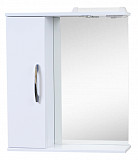 Зеркало со шкафчиком РОКАРД  70 с подсветкой Левое