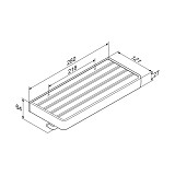 DA77341900 Jupiter Двойной держатель для туалетной бумаги