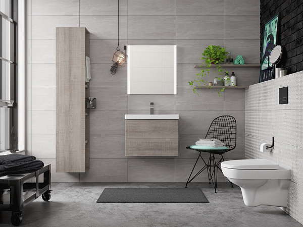 Подвесной Унитаз Cersanit City Clean On S-MZ-CITY-Con-S-DL-w, тонкая крышка с микролифтом