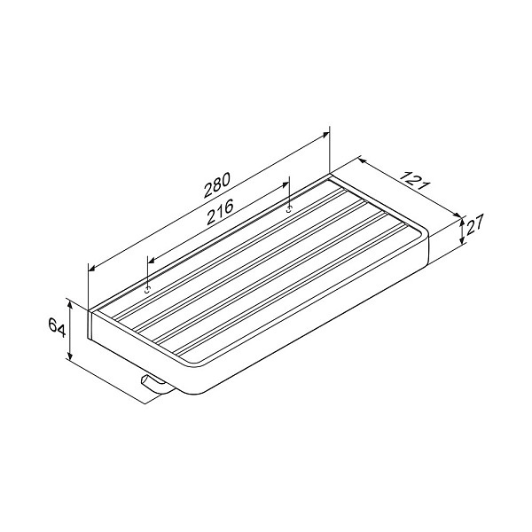 DA77341900 Jupiter Двойной держатель для туалетной бумаги
