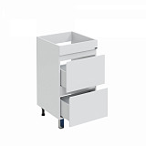 Тумба "Марс "48" 2 ящ, напольная (ум. Юпитер 1100*500 литой мрамор)