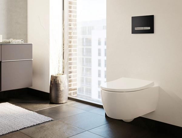 Унитаз с инсталляцией Geberit iCon 500.362.TC.I с горизонтальным выпуском