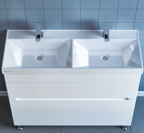 Тумба напольная Лондон 100 Санта 700174 (под раковину Юпитер с двойной чашей )