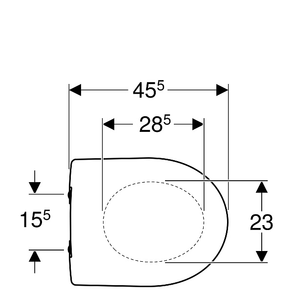 Крышка-сиденье микролифт Geberit Renova 573025000 с микролифтом