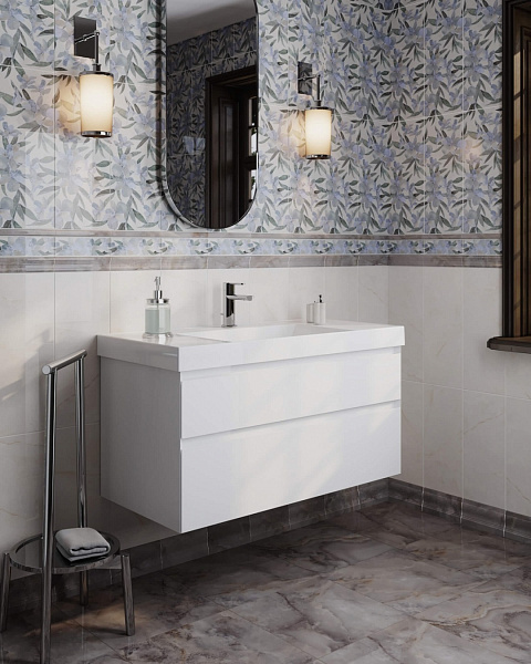 Тумба для раковины Kerama Marazzi Cubo 100 см CU.100\WHT