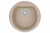 Мойка кухонная Granula круглая кварц 5101, ПЕСОК