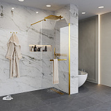 Душ. перегородка NG-641-90 GOLD (90x195), 1 место