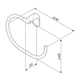 A8434422 X-Joy Кольцо для полотенец