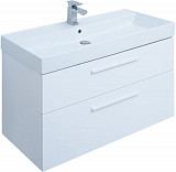 Тумба под раковину Aquanet Nova 100 белый глянец 00249922