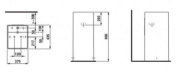 Рукомойник Laufen Kartell 8.1133.1.000.111.1