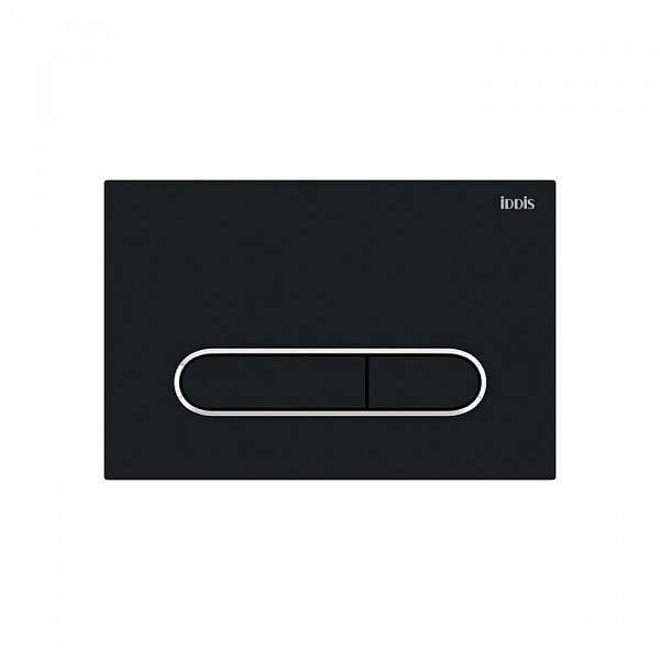 Клавиша смыва, универсальная, матовый черный, Unifix, 071, IDDIS, UNI71MBi77