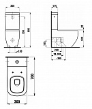 Унитаз-компакт Laufen Palomba 8.2480.6.000.000.1