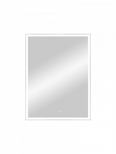 Зеркало Континент "Frame Silver LED" 600х800