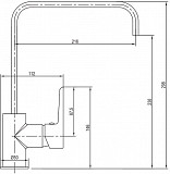 Смеситель для кухни Aquanet Logic AF320-41С AF320-41C