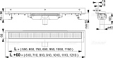 Душевой лоток AlcaPlast APZ1104-550 Flexible Low Водоотводящий желоб