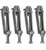 Ванна чугунная Delice Parallel 1500х700 с ручками и антискользящим покрытием