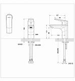 Смеситель для раковины Bravat Real F1121179CP