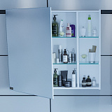 Зеркальный шкаф Дублин 85 универсальный Санта 123007