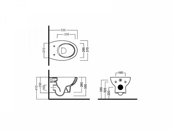 Комплект Viega Prevista + Hatria Erika Pro безободковый + сиденье SoftClose 792855ES