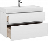 Тумба с раковиной Aquanet Бруклин 100 белый 00212599