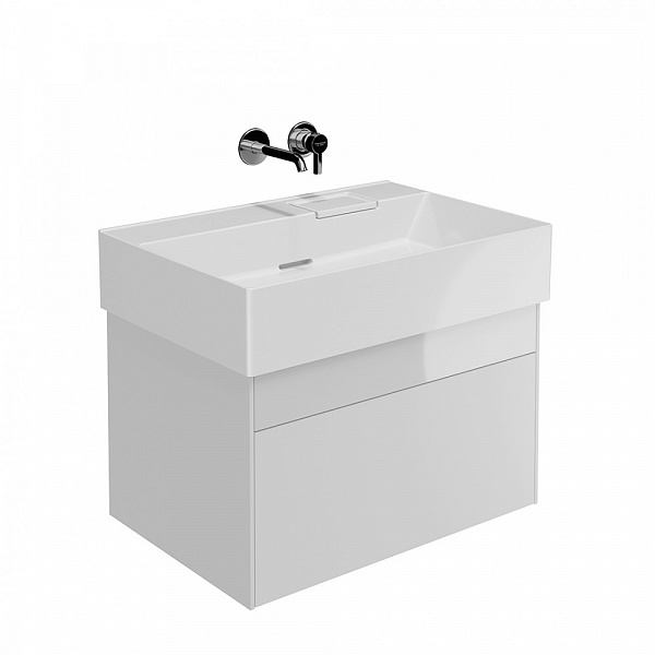 Тумба Kerama Marazzi LOGICA подвесная 2 ящика 70 см, белоснежный