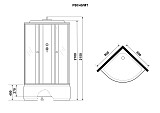 Душ.каб. Niagara Promo P80/40/MT (800х800х2150) 4 места
