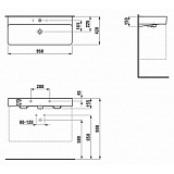 Раковина Laufen Val 8.1028.7.000.104.1 95 см