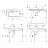 Раковина Bocchi Taormina Pro 1008-001-0126 белая