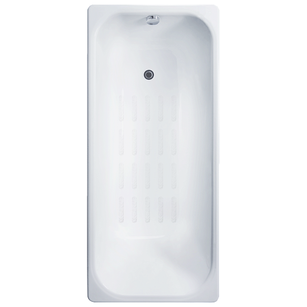Ванна чугунная Delice Aurora 1400х700 с отверстиями под ручки и антискользящим покрытием