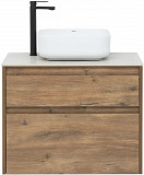 Тумба под раковину Aquanet Nova Lite 75 дуб рустикальный (2 ящика) 00249515