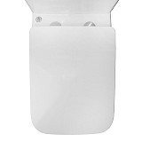 Унитаз-компакт Azario FRETTA Square N 340х650х770 напольный, безободковый, c быстросъемным сиденьем микролифт (AZ-1038A N)