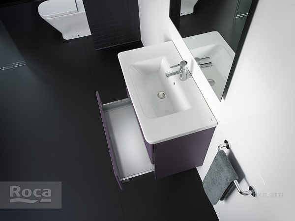 Тумба под раковину Roca The Gap 70 фиолетовая ZRU9302741