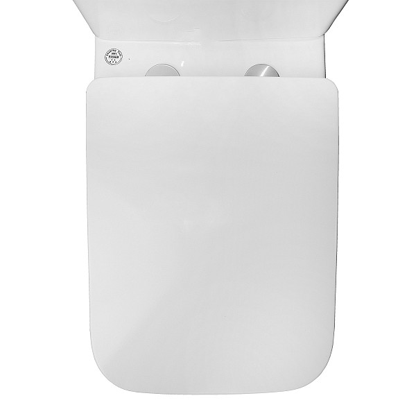 Унитаз-компакт Azario FRETTA Square N 340х650х770 напольный, безободковый, c быстросъемным сиденьем микролифт (AZ-1038A N)