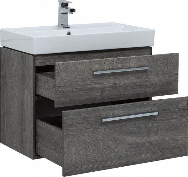 Мебель для ванной Aquanet Nova 75 дуб рошелье (2 ящика) 00243251