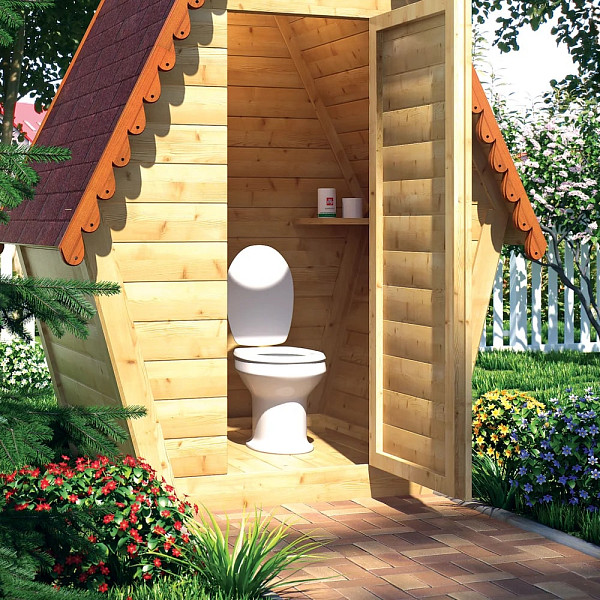 Унитаз дачный Оскольская керамика Дачный с сиденьем