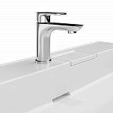 Раковина Kerama Marazzi LOGICA мебельная\подвесная с одним отверстием 90, белая глянцевая