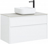 Тумба под раковину Aquanet Nova Lite 100 белый (2 ящика) 00242581