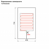 Зеркало, 40 см, Torr, IDDIS, TOR4000i98