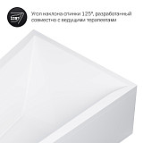 W72A-160R100W-A2 Ванна акриловая spirit  ассиметричная 160x100, без слива/перелива, правосторонняя
