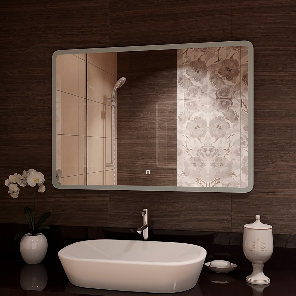 Зеркало Континент "Demure Led" 1000х700