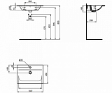 Раковина Ideal Standard Connect Air E027901 85 см