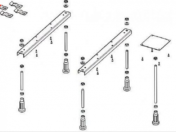 Ножки для ванны Riho Petit 207099