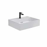 Раковина Kerama Marazzi LOGICA мебельная\подвесная с одним отверстием 60, белая глянцевая