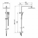Душевая система "Koller Pool" NEON