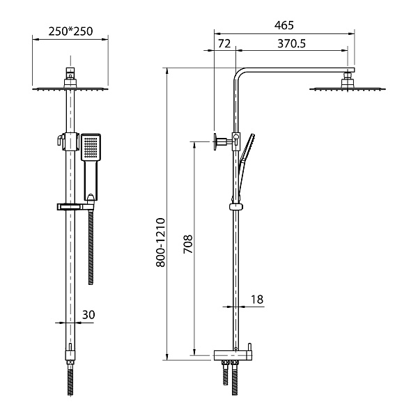 Душевая система "Koller Pool" NEON
