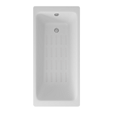 Ванна чугунная Delice Parallel 1500х700 с ручками и антискользящим покрытием