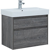 Тумба под раковину Aquanet Nova Lite 75 дуб рошелье (2 ящика) 00242273