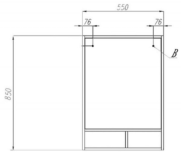 Зеркало Акватон Йорк 50x85 1A170002YOAY0