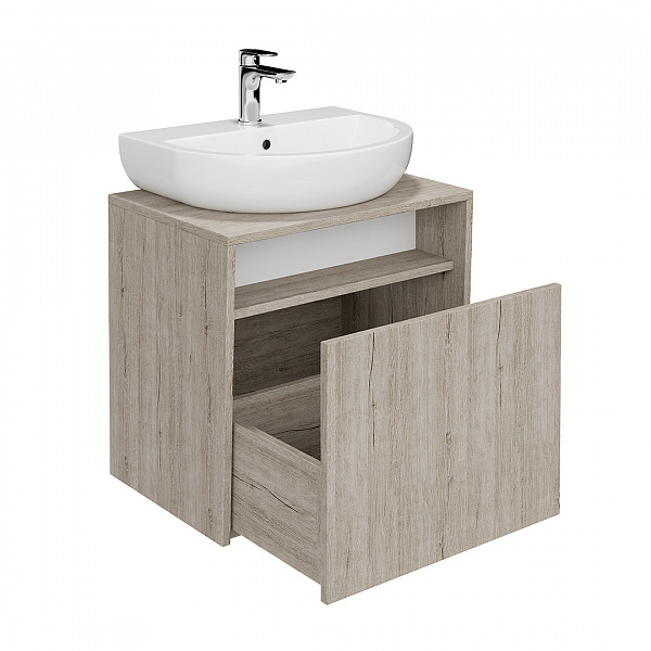 Тумба Kerama Marazzi PRO подвесная 1 ящик 60, дуб Орегон