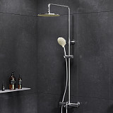 F0780564 Like душ.система, набор: смеситель д/ванны/душа с термостатом, верх.душ.d 250 мм, ручной ду